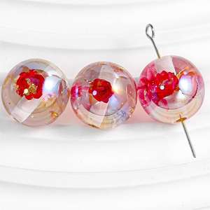 Fleurs colorées résine perles en vrac pour bricolage à la main téléphone portable chaîne pendentif collier Bracelet matériel fabrication de bijoux - Product Image 6