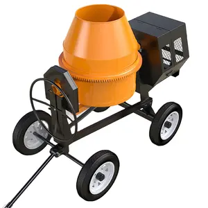 EB Portable Mini Concrete Mixer 350L Liter Gasoline Mobile Concrete Mixer