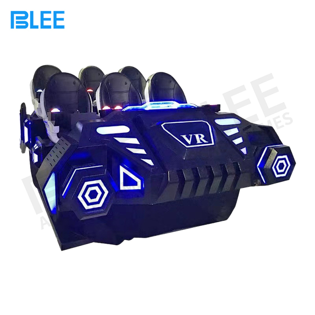 Coin Operated 6 Seaters Virtual Reality 9d Vr Motion Cinema Spaceship Simulate Driving Roller Coaster Ride Vr Theme Park