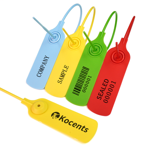 Sello de seguridad de plástico con logotipo numerado personalizado desechable con muestra gratuita de ventas directas de fábrica del 2017 - Product Image 1