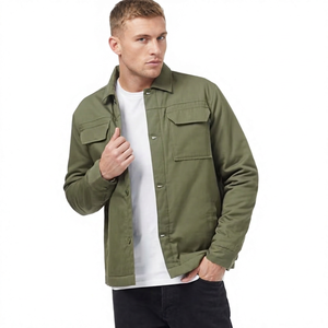 ODM Manufacturer Mens Heritage <b>Canvas</b> <b>Jacket</b> Custom Brand Low MOQ Vintage Workwear Shirt <b>Jacket</b> Sustainable Global Shipping Wear - Product Image 5