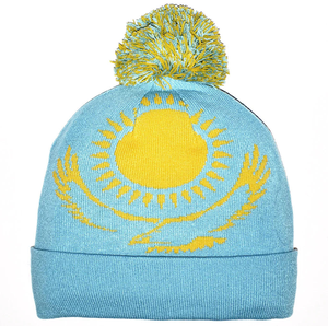 Nuevo Gorro de Punto con la Bandera de Jordania, Gorro de Invierno para Hombre y Mujer, Gorro con Pompón, Gorro Cálido, Suave y Elástico, Barato, Personalizado, al por Mayor - Product Image 2