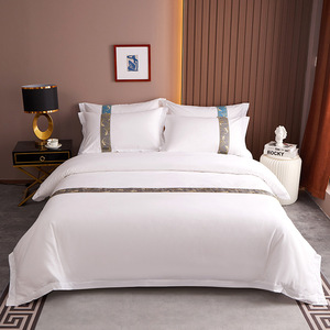 Percale <strong>Single</strong> Size White Color Bed Sheet 100% Cotton Bedroom Bedding Set for Hotel <strong>Bedspread</strong> - Product Image 1