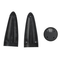 Pièces d'hydroptère électrique en aluminium anodisé Équipements d'aide Kit de moteur Efoil DIY Topplate Hubcaps Mât d'Efoil