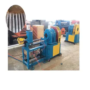 Semi-automatic hydraulic feeding tapered pipe machine High frequency heating steel pipe taper point machine Hot sale in Russia