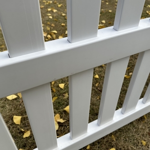 Garde-corps de clôture de jardin en vinyle PVC blanc facile à assembler treillis et portails de 6 pieds Service de modélisation 3D inclus pour l'échange aux États-Unis - Product Image 6