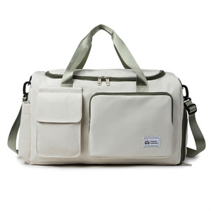 Custom Logo Oxford Fashion Waterproof Dry Wet Separation Short-Distance Zipper Closure Convenient Cheap Trolley Travel Bags - Product Image 1