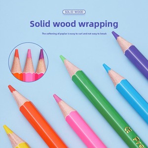 Crayons de couleur 24 couleurs à double extrémité Stock Crayons de coloriage pour enfants Art Drawing Studio Wholesale in English Version - Product Image 2