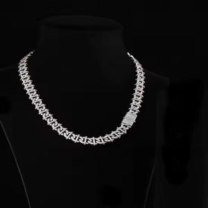 Nuevo diseño Hip Hop Unique 10K/ 14K / 18K Round Lab Grown Diamond Cadena cubana Joyería para hombres y mujeres - Product Image 1