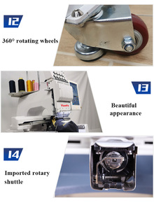 Multi <b>Needles</b> Small Portable Embroidery Machine Computerized Flat Embroidery Machine Single Head Embroidery Machine - Product Image 6