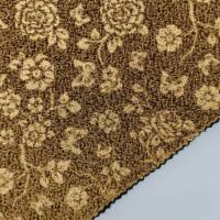 Tela Jacquard Elástica Brillante con Textura Metálica y Relieve, 68% Poliéster, 27% Lurex, 5% Spandex, para Vestidos y Forros