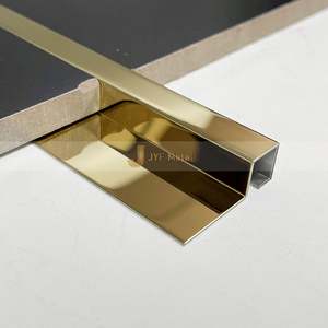 JYFMETAL M140 Contemporary Waterproof Durable Stainless Steel Floor Transition Strip More 5-Year Warranty Easy Installation <b>Tile</b> - Product Image 1
