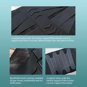 Sabuk Penyangga Pinggang JINGBA, Pereda Nyeri Punggung, Sciatica, Hernia Diskus, Penyangga Bernapas dengan Bantalan Pinggang untuk Olahraga - Product Image 5