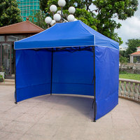 Gazebo pliable d'extérieur commercial avec couverture en PVC et structure en acier pour salons professionnels et expositions