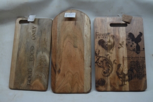 Planche à découper rectangulaire en bois ensemble de 3 tailles différentes pour planche de service à pizza légumes cuisine Homeware planche à découper - Product Image 4