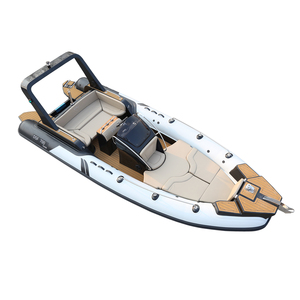 Gommone <span class=keywords><strong>da</strong></span> Pesca 700 con Carena Rigida a V Profonda in Doppia Fibra di Vetro di Lusso per 12 Persone in Offerta, Novità per Acque Oceaniche, Garanzia 3-5 Anni - Product Image 1
