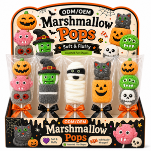 Bonbons Gélifiés Guimauve Sorcière Mummy Directement de l'Usine, Certifiés BRC, Vente en Gros, Formes Personnalisées, Bonbons Aérés, Producteur, Marque Privée, Bonbons en Vrac Emballés en Boîte - Product Image 2