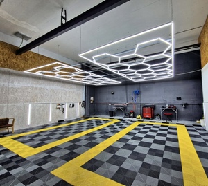 Vendita diretta della fabbrica esagono ha condotto la luce la progettazione dell'alveare ha condotto la luce per la camera e l'officina di cura dell'auto - Product Image 4