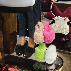 Cross-Border Top Selling Winter <b>Ladies</b> <b>Slip</b>-On Fashion for Slippers Comfortable Super Warm Cotton with EVA Outsole - Product Image 3