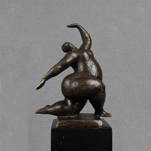Escultura de Bronce Fundido a la Cera Perdida de Alta Calidad, Figura de Arte Moderno, Decoración de Mesa para Interiores, Escultura Humana Abstracta - Product Image 4