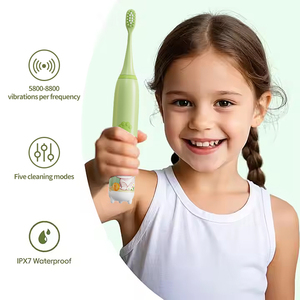 2025 cepillo de dientes portátil para niños, cepillo de dientes eléctrico inteligente, cerdas suaves, vibración de alta frecuencia para niños de 3 a 15 años - Product Image 2