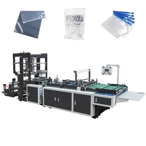 Plastic Zipper Bag Making Machine Garments Packing Machine Ziploc Bag Cloth Packaging Bag with Zipper Machine