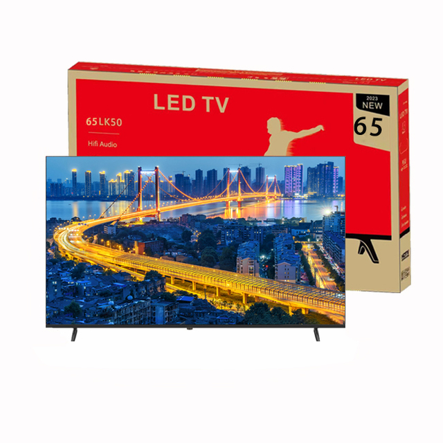AG Low Priced Smart TV LED 4K HDTV 65-Inch Hotel TV with Narrow Edge Design Custom Logo for Interface