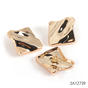 Đặc biệt tùy chỉnh thực hiện thân thiện với môi mạ <span class=keywords><strong>Brass</strong></span> vàng Shank nút cho phụ nữ may mặc Blazer phù hợp với - Product Image 2