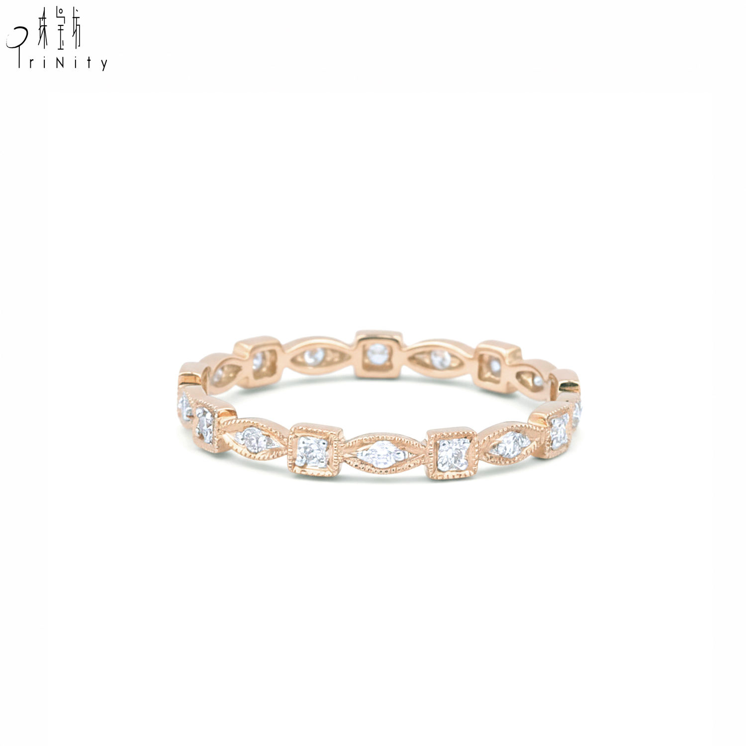 Oro Rosa Macizo de 18K