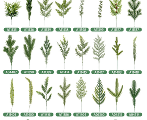 Accesorios Navideños para Plantas Acuáticas Hechos de Agujas Artificiales de <span class=keywords><strong>Pino</strong></span> Norfolk y <span class=keywords><strong>Casuarina</strong></span> - Product Image 6