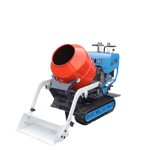 Self Loading Mini <b>Dumper</b> Mini Loader Stand-driven Crawler Concrete Mixer Truck - Product Image 2