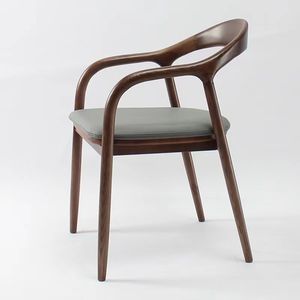 <span class=keywords><strong>Fauteuil</strong></span> en bois de frêne <span class=keywords><strong>blanc</strong></span> massif de qualité supérieure pour le bureau, le restaurant, les chaises de salle à manger - Product Image 2