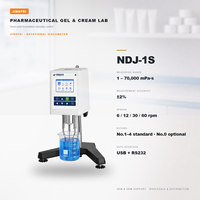 Viscosimètre Rotatif Numérique NDJ-1S à 4 Vitesses, Rotor 1-4, Instrument de Mesure de la Viscosité des Liquides en Laboratoire