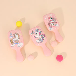 2025 nuovo pettine a cuscino d'aria con stampa unicorno con vernice Spray testa Airbag pettine Cross border per bambini - Product Image 4