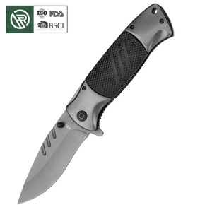 Couteau pliant tactique de survie portable en gros, lame en acier inoxydable personnalisée, logo laser en aluminium pour le camping et le bricolage - Product Image 1