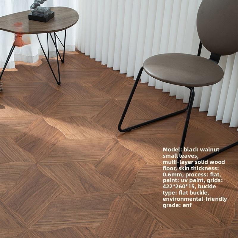 Heterosexual mosaic, black walnut, small leaves