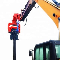 Dh260 macchina di azionamento del mucchio dell'escavatore per lavori di costruzione, martello vibro, autista del mucchio