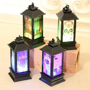 New cross-border product: Halloween glowing <b>oil</b> lamp, Halloween gift, pumpkin <b>lantern</b>, party glowing ornament. - Product Image 1