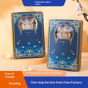 งานแกะสลักกระดาษสร้างสรรค์เชิงวัฒนธรรมแบบใหม่ สไตล์จีนแบบกำหนดเอง 3 มิติ แบบนูนลายฉลุ ของขวัญสมุดบันทึก - Product Image 2