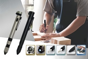 Custom Logo Printed 7-in-1 Utility <b>Pen</b> With LED Light Compass Novelty Ballpoint <b>Pen</b> for Automotive Industry Promotional Items - Product Image 3