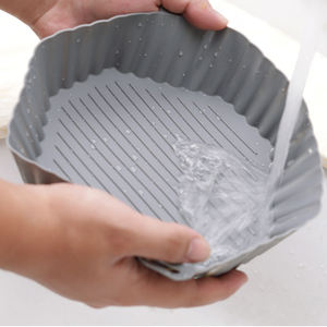 Canasta de Silicona Reutilizable de 7.5 Pulgadas Libre de BPA para <span class=keywords><strong>Freidora</strong></span> de Aire, Utensilio de Cocina de Silicona - Product Image 5