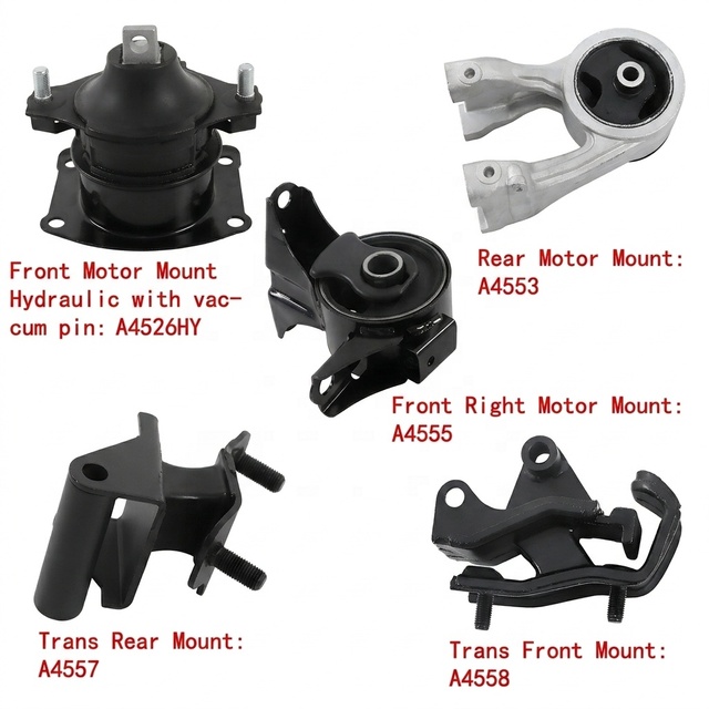 Set of 5 Engine Motor & Transmission Mount Kit 5PCS for 2008-2010 Honda Odyssey 3.5L VTEC A4526HY A4555 A4553 A4558 A4557