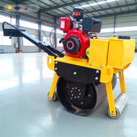 Mini-compacteur vibrant à tambour unique de 500 kg pour chantier étroit et réparation routière