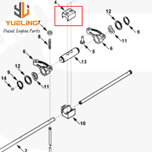 月岭高品质原始设备制造商3901693摇杆固定夹，适用于中国制造的6CT 8.3C ISC <span class=keywords><strong>QSC</strong></span> 4B B3.9柴油机维修 - Product Image 5