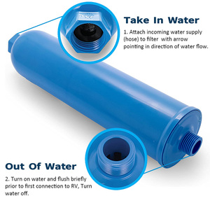 NSF chứng nhận RV Inline/Marine lọc nước với linh hoạt <span class=keywords><strong>Hose</strong></span> Protector, dành riêng cho làm vườn, rvs, cắm trại-40043 Lọc - Product Image 2