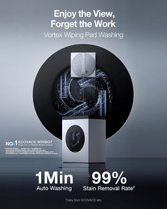 Robot <span class=keywords><strong>Limpiacristales</strong></span> Original Ecovacs Winbot W3, Limpiador de Vidrios Automático Inteligente, Control Remoto por Aplicación, Electrodoméstico Inteligente para el Hogar - Product Image 4