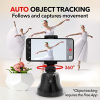 Support de téléphone mobile à suivi facial IA avec rotation 360° et prise de vue intelligente IA, support de téléphone à suivi facial automatique