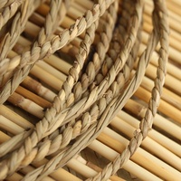Corde en jonc de mer naturel en brin unique pour tressage de paniers, écologique et durable pour l'artisanat fait main, vente en gros