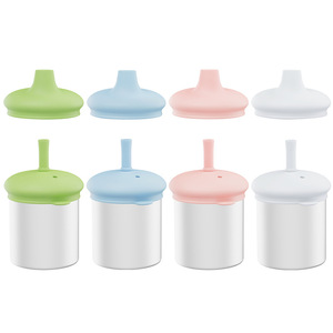 Vaso de acero inoxidable para bebés con doble tapa y pajita antiderrames para niños de 1 a 2 años - Product Image 2