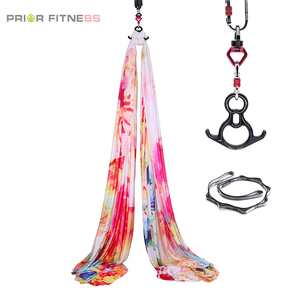 Juego de seda aérea 100% Nylon 40D Gradiente Columpio de yoga aéreo 9,8 m para yoga aéreo Acrobacia Fitness interior - Product Image 1